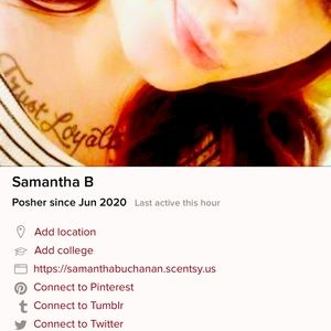 My website for scensty is in about me